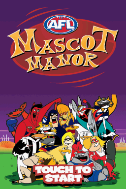 Afl Mascot Manor — Title screen