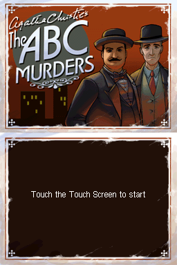 Agatha Christie - The ABC Murders — Title screen