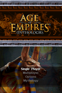 Age of Empires - Mythologies — Title screen