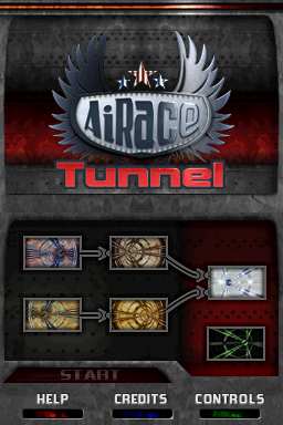 AiRace : Tunnel — Title screen