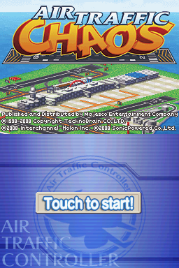 Air Traffic Chaos — Title screen