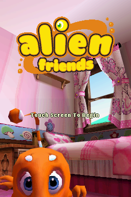 Alien Friends — Title screen