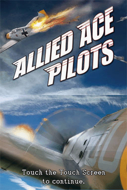 Allied Ace Pilots — Title screen