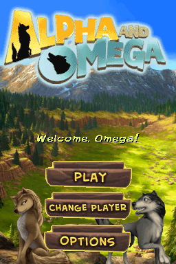 Alpha And Omega — Title screen