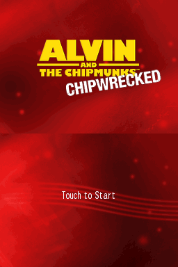 Alvin and the Chipmunks - Chipwrecked — Title screen
