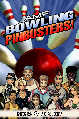 Amf Bowling Pinbusters! — Title screen
