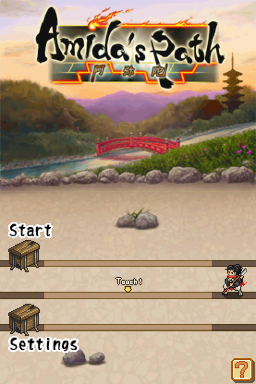 Amida's Path — Title screen