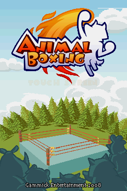 Animal Boxing — Title screen