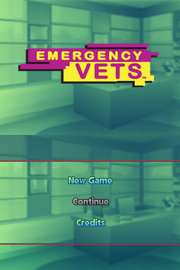 Animal Planet: Emergency Vets — Title screen