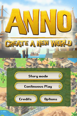 Anno - Create a New World — Title screen