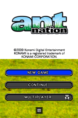 Ant Nation — Title screen