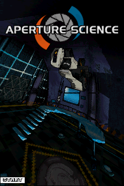 Aperture Science DS — Title screen