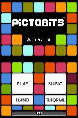 Art Style - PICTOBITS — Title screen