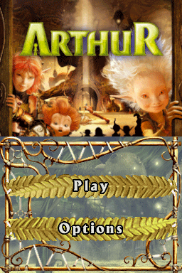 Arthur and the Minimoys — Title screen
