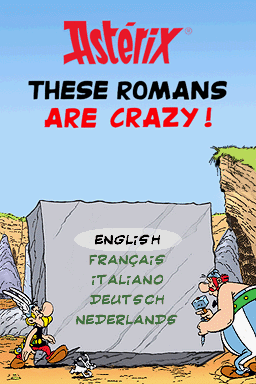 Asterix - These Romans Are Crazy! — Title screen