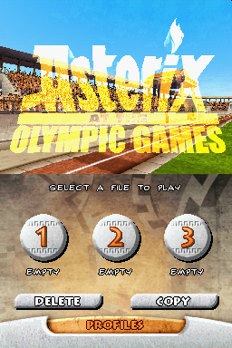 Asterix At The Olympic Games — Title screen