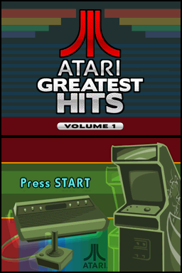 Atari Greatest Hits : Volume 1 — Title screen