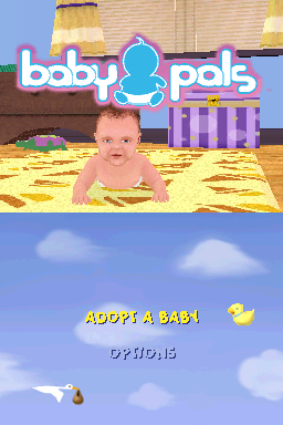 Baby Pals — Title screen