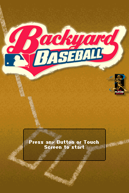 Backyard Baseball '09 — Title screen