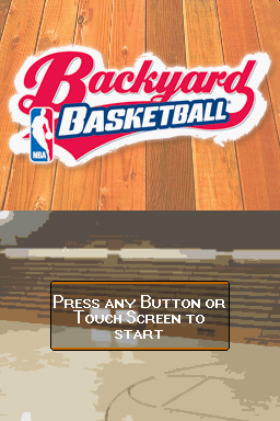 Backyard Basketball — Title screen