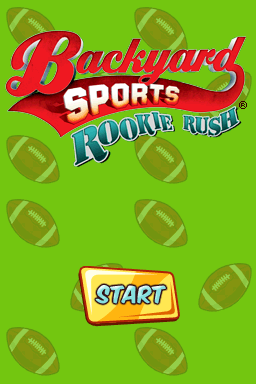 Backyard Sports - Rookie Rush — Title screen