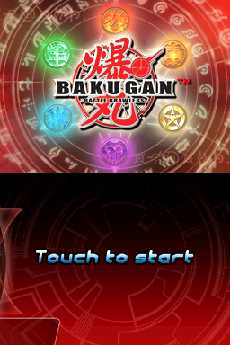 Bakugan : Battle Brawlers — Title screen