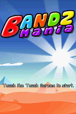 Bandz Mania — Title screen