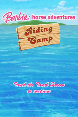 Barbie Horse Adventures - Riding Camp — Title screen
