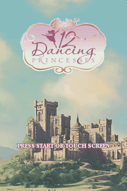 Barbie in the 12 Dancing Princesses — Title screen