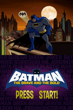 Batman - The Brave and the Bold - The Videogame — Title screen