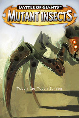 Battle of Giants - Mutant Insects — Title screen