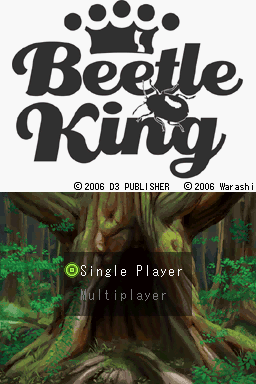 Beetle King — Title screen