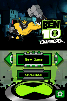 Ben 10: Omniverse — Title screen