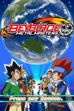 Beyblade - Metal Masters — Title screen