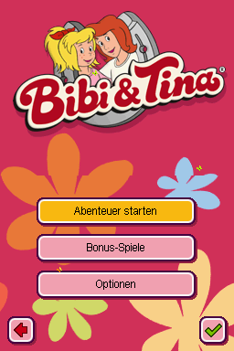 Bibi and Tina  - Jump and Ride — Title screen