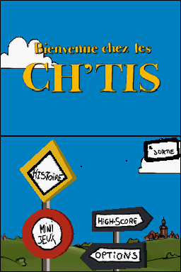 Bienvenue Chez Les Ch'tis - Le Jeu — Title screen