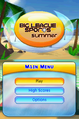 Big League Sports - Summer — Title screen