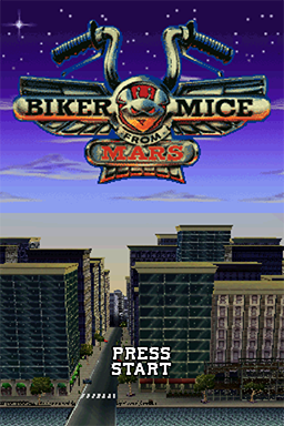 Biker Mice From Mars — Title screen