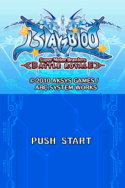 BlayzBloo : Super Melee Brawlers Battle Royale — Title screen