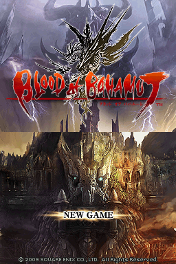 Blood Of Bahamut — Title screen