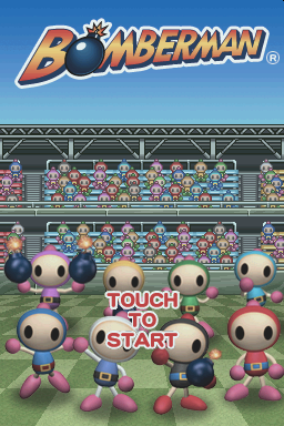 Bomberman — Title screen