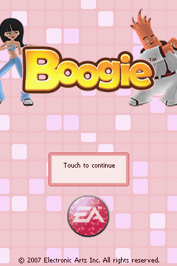 Boogie — Title screen