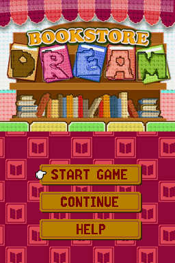 Bookstore Dream — Title screen