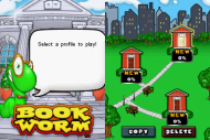 Bookworm — Title screen