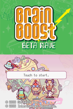 Brain Boost : Beta Wave — Title screen