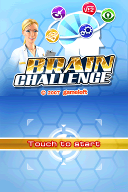 Brain Challenge — Title screen