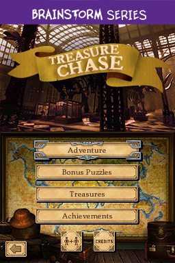 Brainstorm Series : Treasure Chase — Title screen
