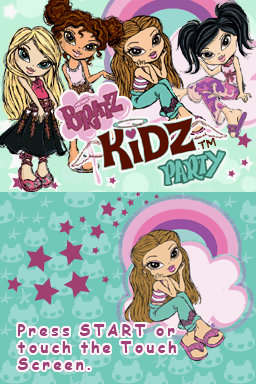 Bratz Kidz: Slumber Party — Title screen