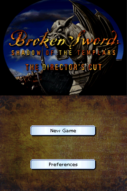 Broken Sword - Shadow Of The Templars - The Director's Cut — Title screen
