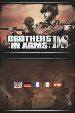 Brothers In Arms DS — Title screen